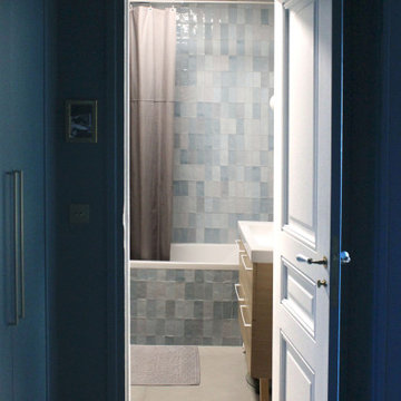 Amérique, aménagement, rénovation et décoration d'un appartement, Paris XIXe