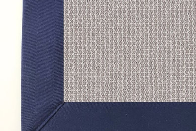 The Wilton | ボーダーテープラグ | 180×240cm | ウール100% | フレンチグレー【特別価格】