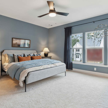The Byrd - New Villa Model Home at Amburn- Primary Bedroom