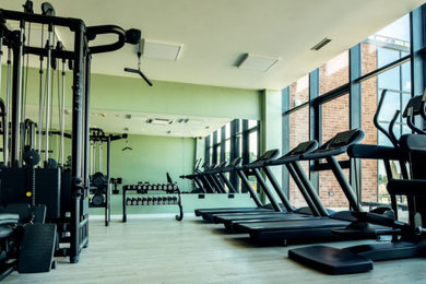 Home gym in West Midlands.