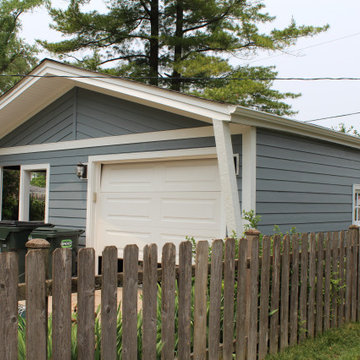 James Hardie Siding Project - Boothbay Blue - Mundelien, IL