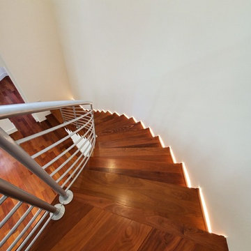 Santos Mahogany floors and Staircase