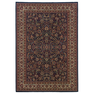 Oriental Weavers Ariana Collection Blue/Red Oriental Indoor Area Rug 2'X3'