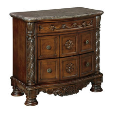 50 Most Por Marble Top Nightstands And Bedside Tables For 2019 Ashley North S 3 Drawer Night Stand Dark Brown