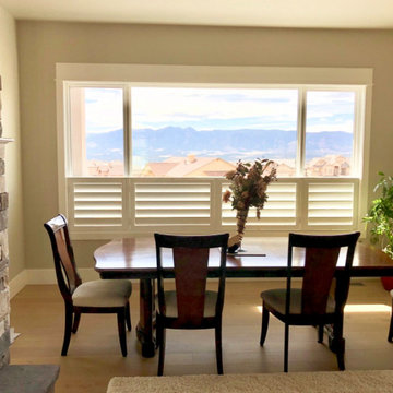 "Cafe, Double Hung" Plantation Shutter applications