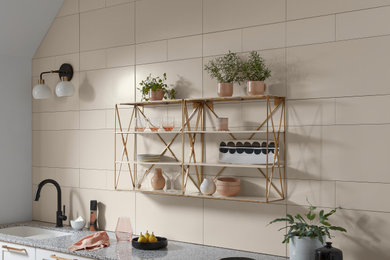 Example of a transitional kitchen design in Los Angeles