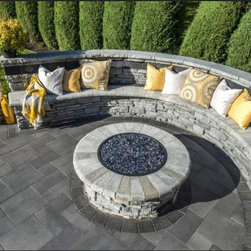 Seating around fire pit - Fire Pits