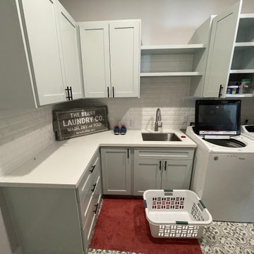 Custom Laundry Room Cabinets in Cypress, TX