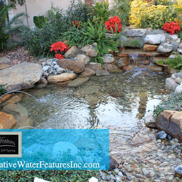 Small pool waterfall