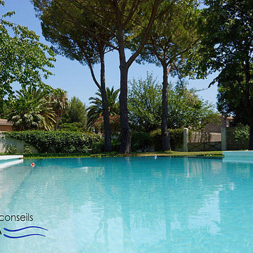 Piscine débordement
