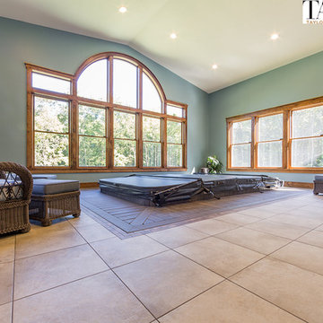 Spa Pool Room designed by TayRose Design
