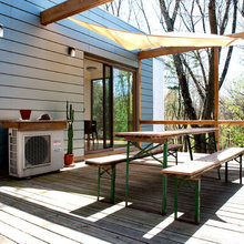Half Moon Bay -- deck & awnings
