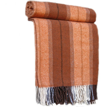 Throw Blanket Wool, Cotton, 51"x71", Leliot4