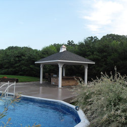 Swimming Pool Vinyl Pavilion - Outdoor Structures
