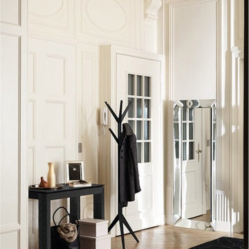Memorabilia Coat Rack in Entryway