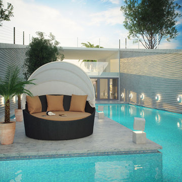Convene Canopy Outdoor Patio Daybed