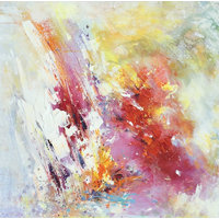 "Abstract Colors" Hand Painted Oil Canvas Artwork; Modern Art; Fine Art