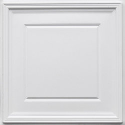 224 White Matte Decorative Ceiling Tiles 24x24 - Ceiling Tile