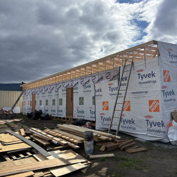 Commercial Framing & Exterior Build-Out in Kelowna