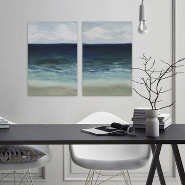 Ocean Deep Diptych