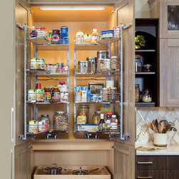 Wellborn Cabinet's Utility Cabinet with Pullout Storage - Products