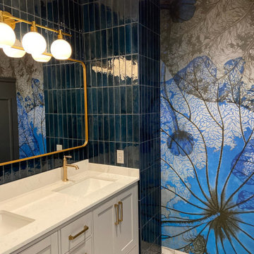 Graphic Bathroom