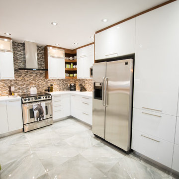 Cuisine Beaujoly - Design de cuisine - Petite contemporaine