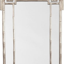 mirror over fireplace