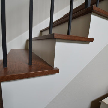 Modern White Oak Stair Remodel 2022