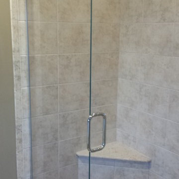 Ann Arbor Ceramic Shower with Jacuzzi Tub Renovation