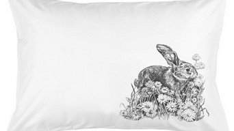 Chloe Rabbit pillowcase
