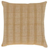 Eli 22 Square Throw Pillow in Mustard Gold By Kosas Home