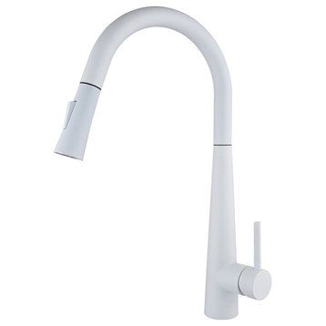 White/Matte Black/Brushed Nickel Kitchen Faucet Mixer With Smart Sensor, White
