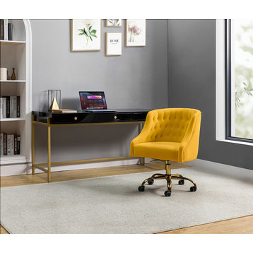 Home Office 2-Piece Furniture Set, Yellow