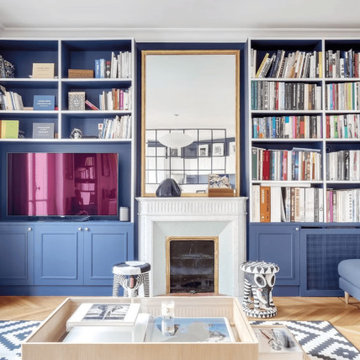 Rénovation complète d’un appartement haussmannien – 110 m², Paris 16e