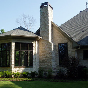 Casement with custom gothic grills