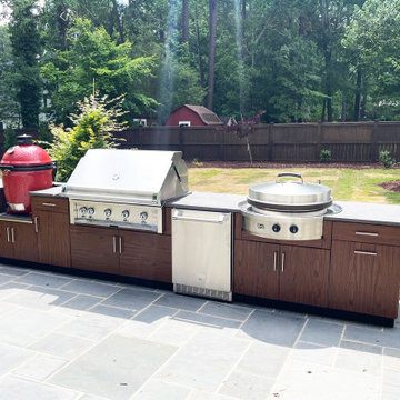Outdoor Kitchen Featuring Evo Grill