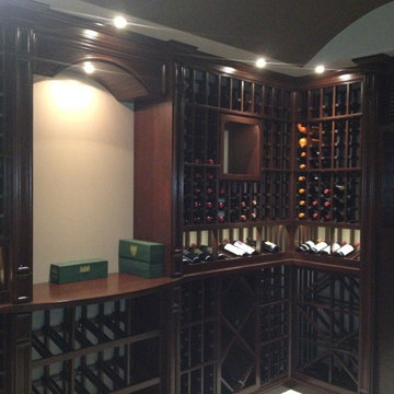 Yang- Dark Wood Wine Cellar