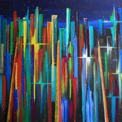 City Lights, Robyn Kennedy - Paintings