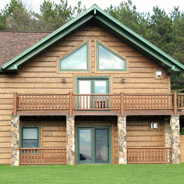 Concrete Log Siding Homes