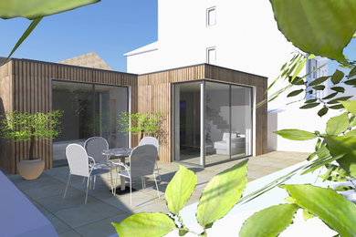 This is an example of a contemporary home in Devon.