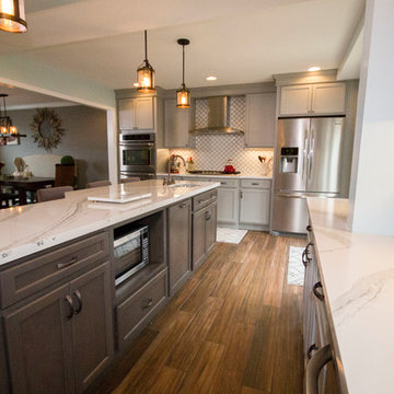 Ft Mitchell Gray Transitional Kitchen Remodel