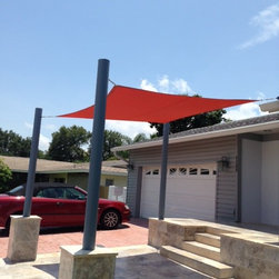 Residential Tension Shade Sails - Awnings