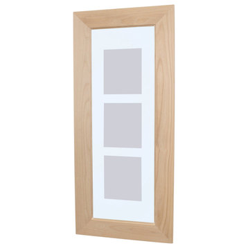 14x36 Concealed Medicine Cabinet - Picture Frame Door! by Fox Hollow Furnishings, Unfinished Flat
