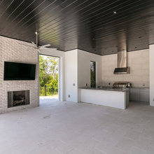 outside fireplace