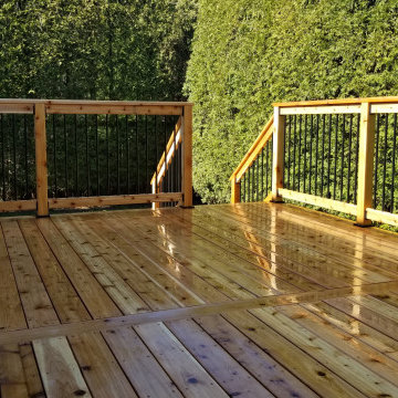 14'x20' Western Red Cedar Deck