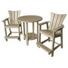 Phat Tommy Tall Bistro Table and Chairs Set, Outdoor Pub Table, Weather