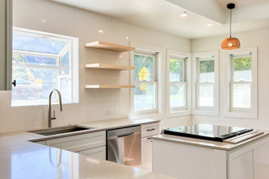 Inspiration for a contemporary kitchen remodel in Denver