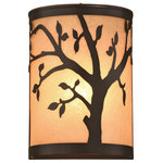 Vaxcel - Vaxcel T0357 Alberta - One Light Outdoor Wall Lantern - Be one with nature! The Alberta collection is a miAlberta One Light Ou Burnished Bronze Amb *UL: Suitable for wet locations Energy Star Qualified: n/a ADA Certified: n/a  *Number of Lights: Lamp: 1-*Wattage:60w Medium Base bulb(s) *Bulb Included:No *Bulb Type:Medium Base *Finish Type:Burnished Bronze