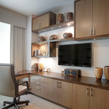 Custom cabinetry and countertop in a combination